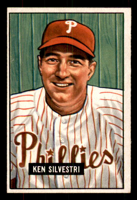 1951 Bowman Baseball #256 Ken Silvestri Phillies EX-MT 556180