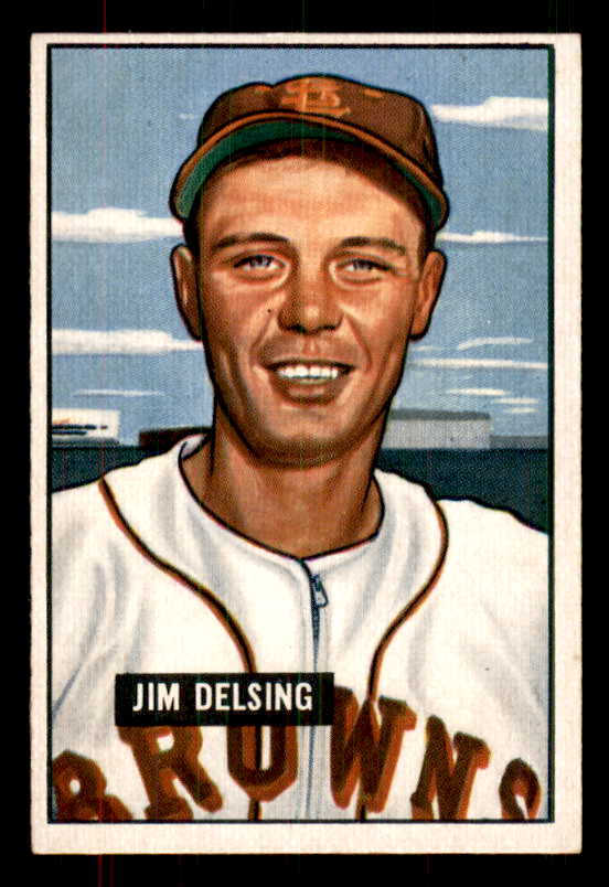 1951 Bowman Baseball #279 Jim Delsing Browns EX-MT 556190