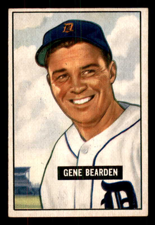 1951 Bowman Baseball #284 Gene Bearden Tigers EX-MT 556192