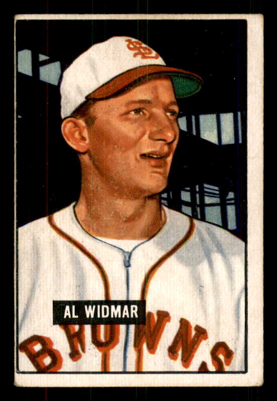 1951 Bowman Baseball #281 Al Widmar Browns VG-EX 556193