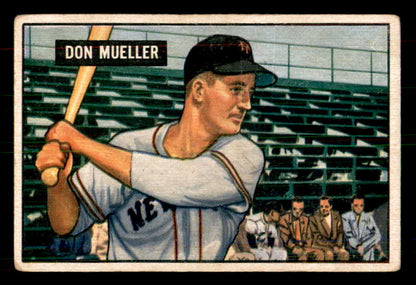 1951 Bowman Baseball #268 Don Mueller Giants VG-EX 556197