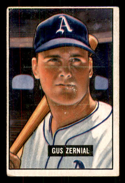1951 Bowman Baseball #262 Gus Zernial A's VG-EX 556199