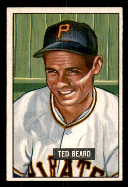 1951 Bowman Baseball #308 Ted Beard Pirates EX-MT 556203