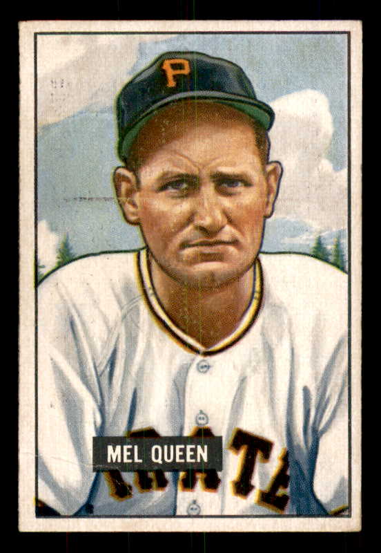 1951 Bowman Baseball #309 Mel Queen Pirates EX-MT 556204