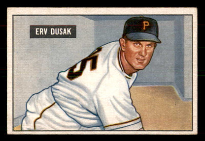1951 Bowman Baseball #310 Erv Dusak Pirates EX-MT 556205