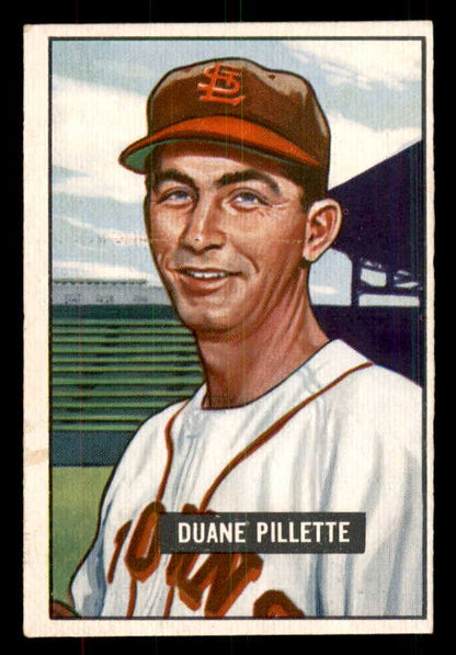 1951 Bowman Baseball #316 Duane Pillette Browns EX-MT 556207
