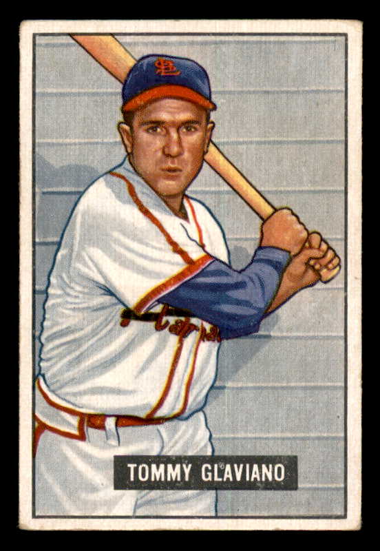 1951 Bowman Baseball #301 Tommy Glaviano Cardinals EX+/EX-MT 556217