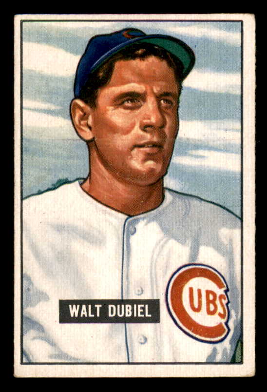 1951 Bowman Baseball #283 Walt Dubiel Cubs EX+/EX-MT 556221
