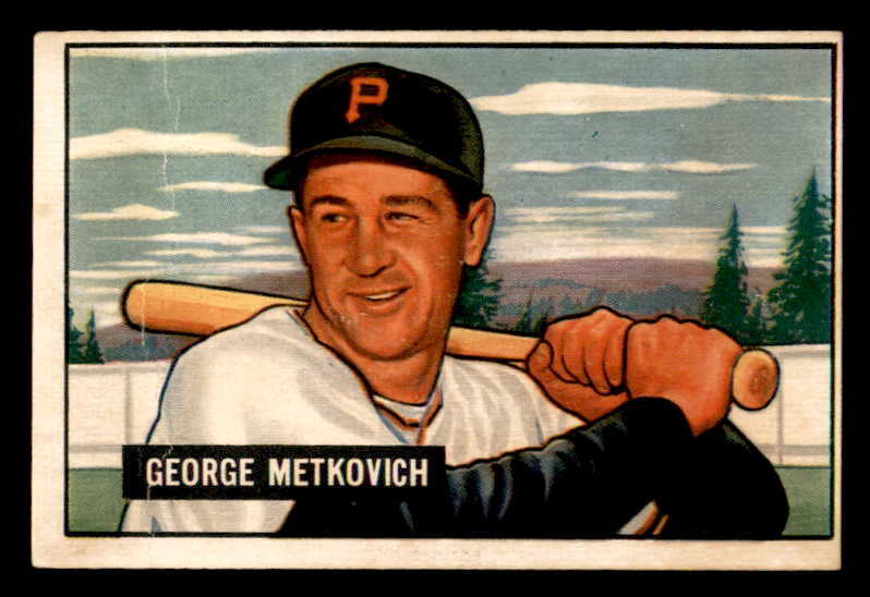 1951 Bowman Baseball #274 George Metkovich Pirates EX+/EX-MT 556222