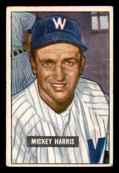 1951 Bowman Baseball #311 Mickey Harris Senators VG-EX 556228