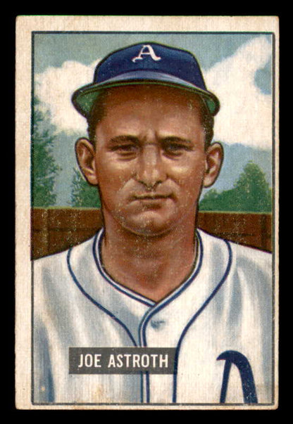 1951 Bowman Baseball #298 Joe Astroth A's VG-EX 556231