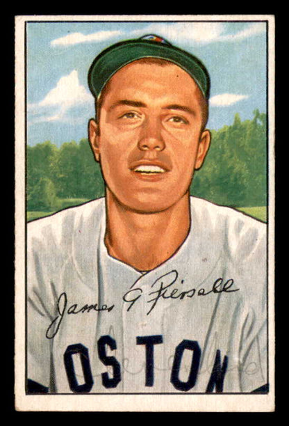 1952 Bowman Baseball #189 Jimmy Piersall Red Sox EX-MT 556235