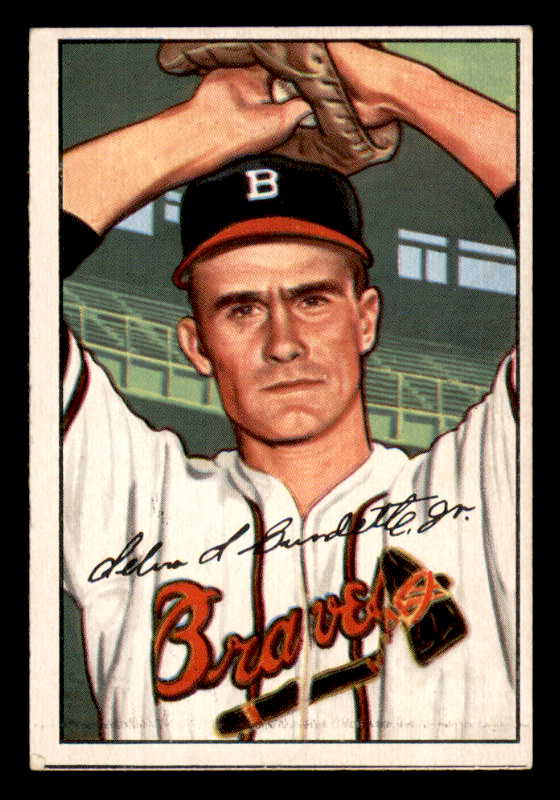 1952 Bowman Baseball #244 Lew Burdette Braves EX 556238