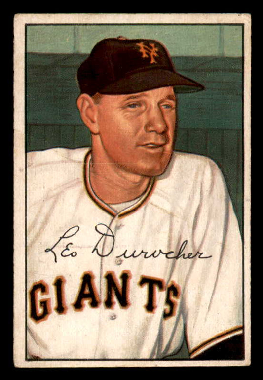 1952 Bowman Baseball #146 Leo Durocher Giants EX 556239