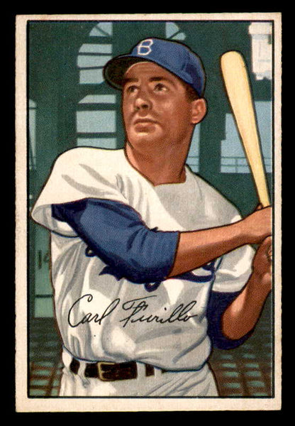 1952 Bowman Baseball #024 Carl Furillo Dodgers EX-MT 556244