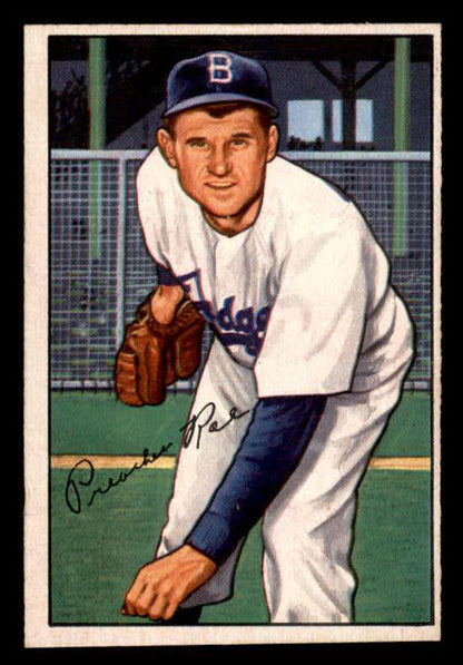 1952 Bowman Baseball #168 Preacher Roe Dodgers EX-MT 556245