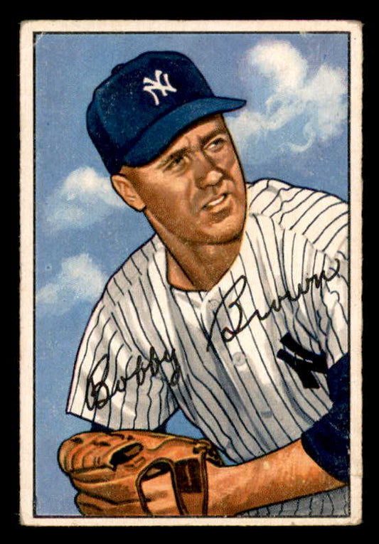 1952 Bowman Baseball #105 Bobby Brown Yankees VG-EX 556247