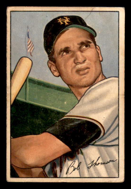 1952 Bowman Baseball #002 Bobby Thomson Giants VG-EX 556249
