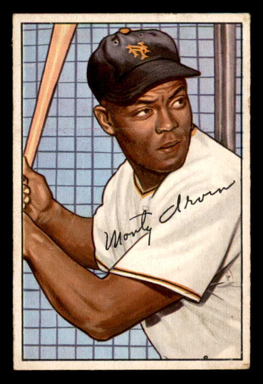 1952 Bowman Baseball #162 Monte Irvin Giants VG-EX 556253