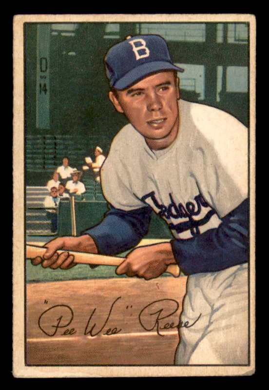1952 Bowman Baseball #008 Pee Wee Reese Dodgers VG-EX 556255