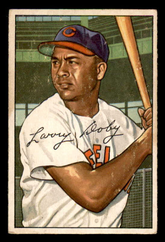 1952 Bowman Baseball #115 Larry Doby Indians VG-EX 556257