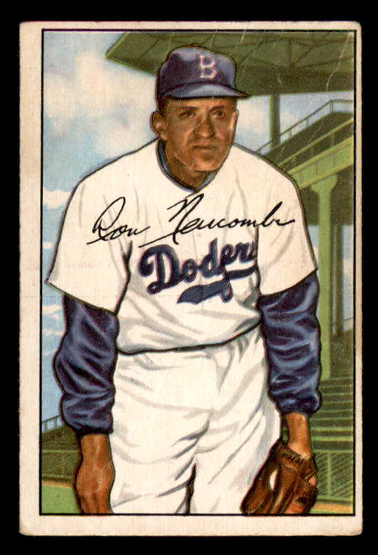 1952 Bowman Baseball #128 Don Newcombe Dodgers VG-EX 556259