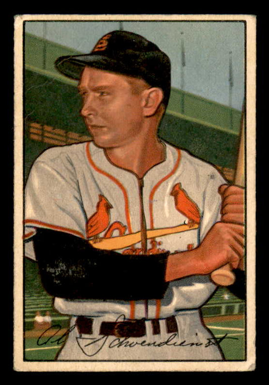 1952 Bowman Baseball #030 Red Schoendienst Cardinals VG-EX 556260