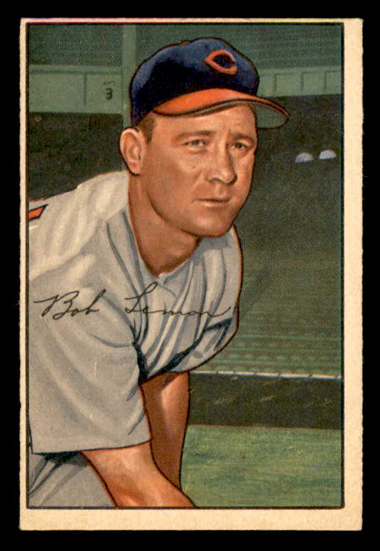1952 Bowman Baseball #023 Bob Lemon Indians EX-MT 556266