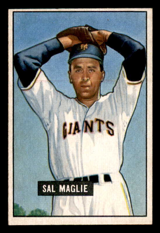 1951 Bowman Baseball #127 Sal Maglie Giants EX-MT 556275