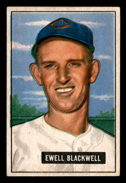 1951 Bowman Baseball #024 Ewell Blackwell Reds EX+/EX-MT 556279
