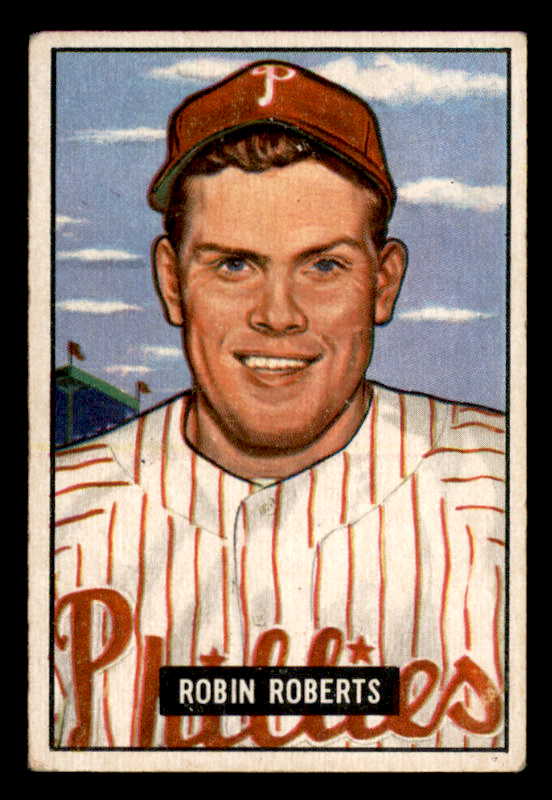 1951 Bowman Baseball #003 Robin Roberts Phillies VG-EX 556287