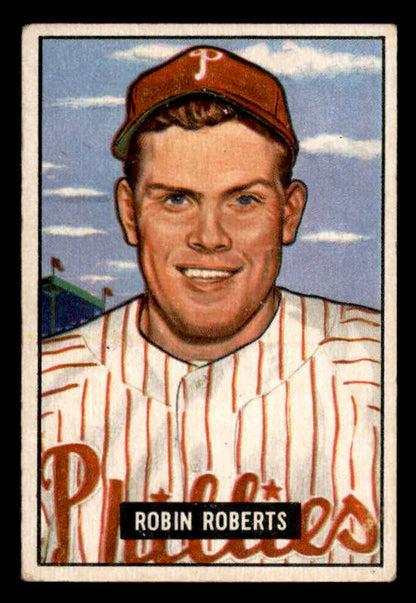 1951 Bowman Baseball #003 Robin Roberts Phillies VG-EX 556287