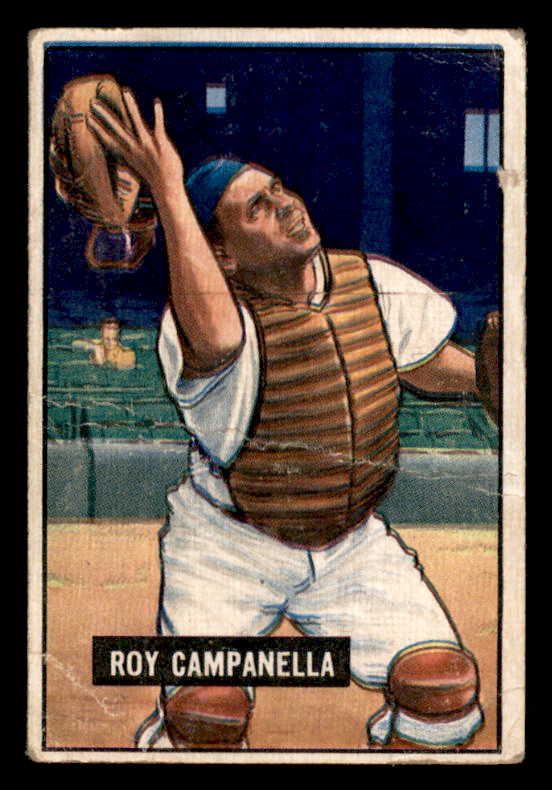 1951 Bowman Baseball #031 Roy Campanella Dodgers FR-GD 556293