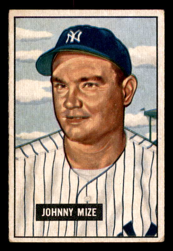 1951 Bowman Baseball #050 Johnny Mize Yankees VG-EX 556295