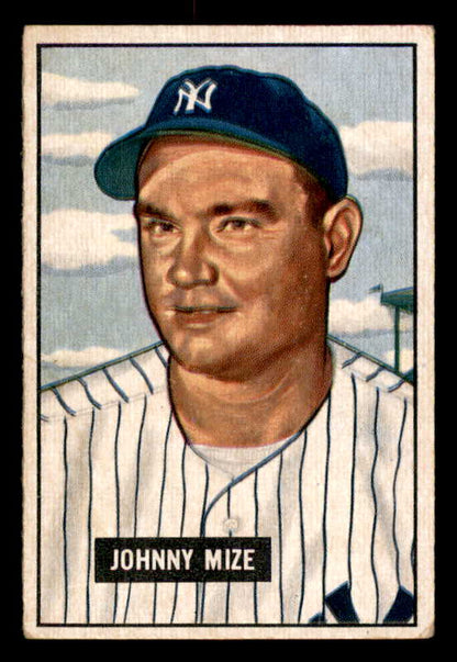 1951 Bowman Baseball #050 Johnny Mize Yankees VG-EX 556295