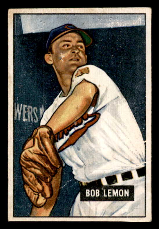 1951 Bowman Baseball #053 Bob Lemon Indians VG-EX 556301