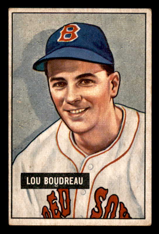 1951 Bowman Baseball #062 Lou Boudreau Red Sox EX+/EX-MT 556308