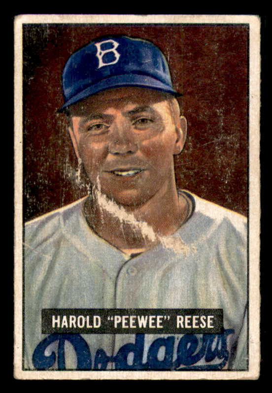 1951 Bowman Baseball #080 Pee Wee Reese Dodgers FR-GD 556311