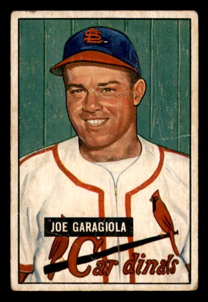 1951 Bowman Baseball #122 Joe Garagiola Cardinals Good 556314