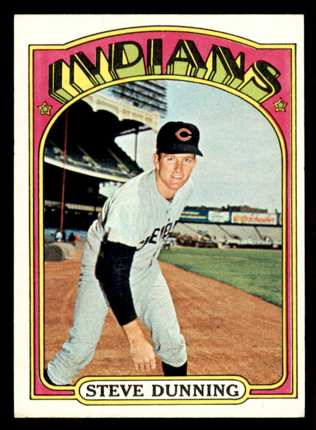 1972 Topps Baseball #658 Steve Dunning Indians EX-MT 556320