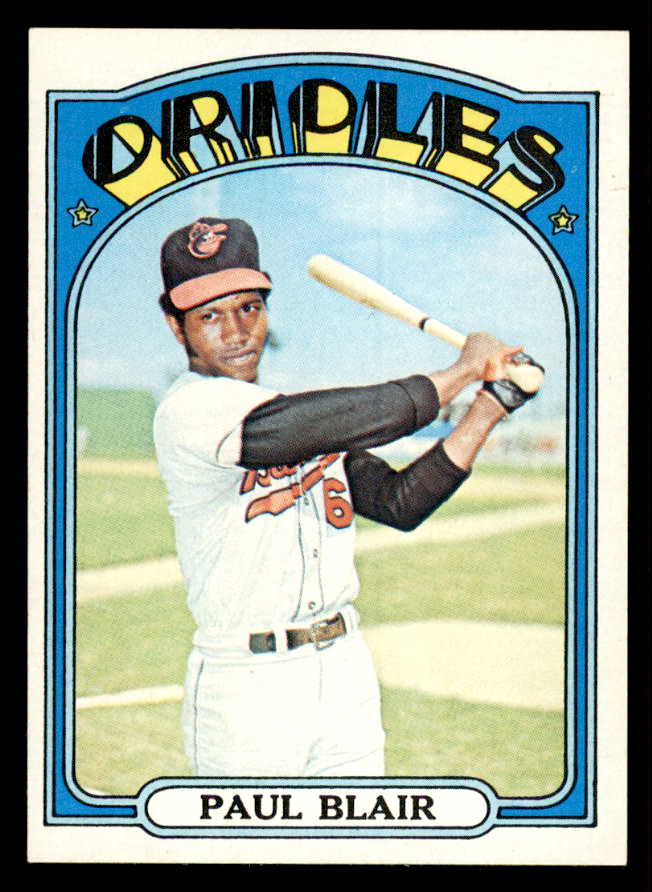 1972 Topps Baseball #660 Paul Blair Orioles EX-MT 556323