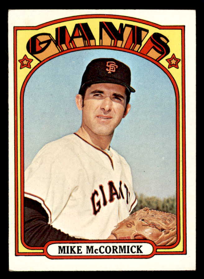 1972 Topps Baseball #682 Mike McCormick Giants EX-MT 556333