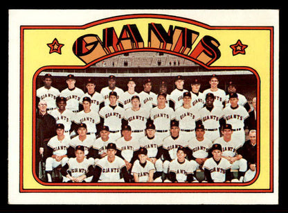 1972 Topps Baseball #771 San Francisco Giants Team EX-MT 556386