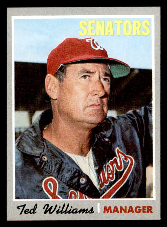 1970 Topps Baseball #211 Ted Williams Senators NR-MT 556389