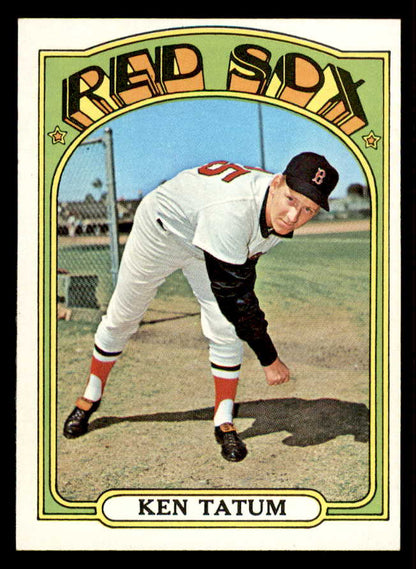 1972 Topps Baseball #772 Ken Tatum Red Sox EX-MT 556400