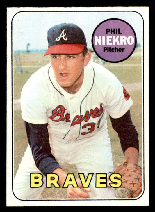 1969 Topps Baseball #355 Phil Niekro Braves EX-MT 556417
