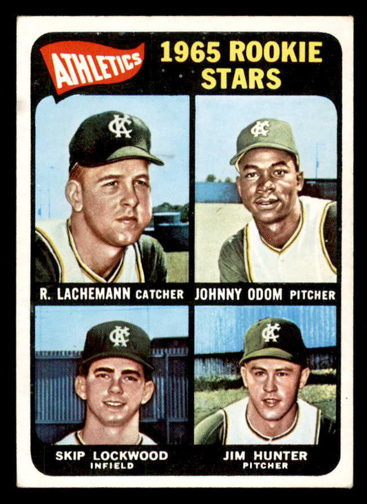 1965 Topps Baseball #526 Catfish Hunter A's EX+/EX-MT 556422