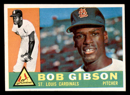 1960 Topps Baseball #073 Bob Gibson Cardinals EX-MT 556425