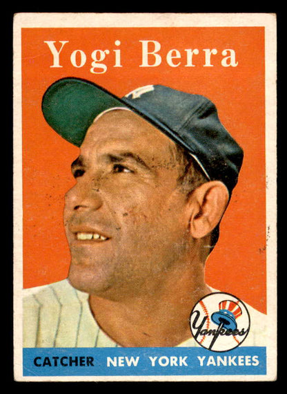 1958 Topps Baseball #370 Yogi Berra Yankees VG-EX 556433