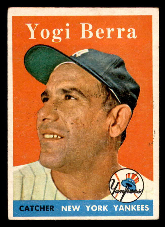 1958 Topps Baseball #370 Yogi Berra Yankees VG-EX 556433